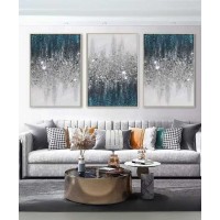 60*90 Cm Crystall Porsalein Painting Decorative For Living Room  And 3D Effect